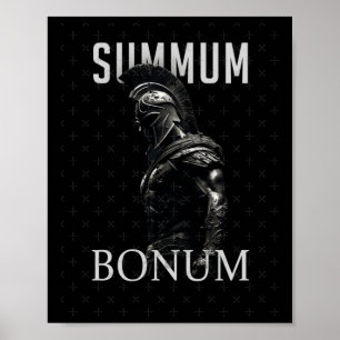 Póster Summum Bonum - Hacer lo correcto