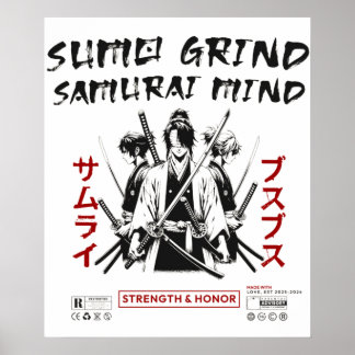 Póster Sumo Grind Samurai Grind