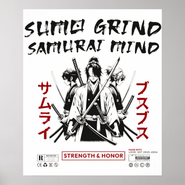 Póster Sumo Grind Samurai Grind (Frente)