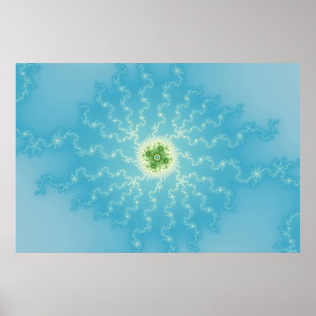 Póster Sun 1 - Poster fractal (Frente)