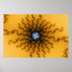 Póster Sun 2 - Poster fractal