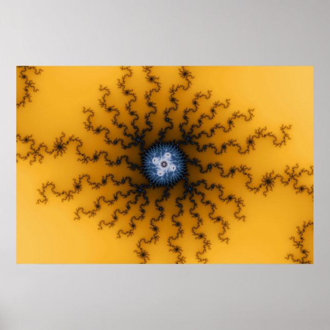 Póster Sun 2 - Poster fractal (Frente)