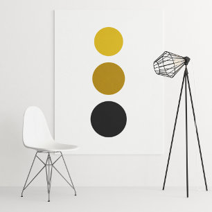 Póster Sun Cutout Circle Art