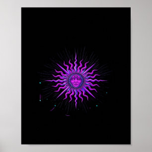 Póster Sun - Gráfico de Whimsigoth