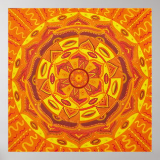 Póster Sun Mandala