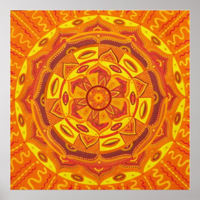 Póster Sun Mandala (Frente)