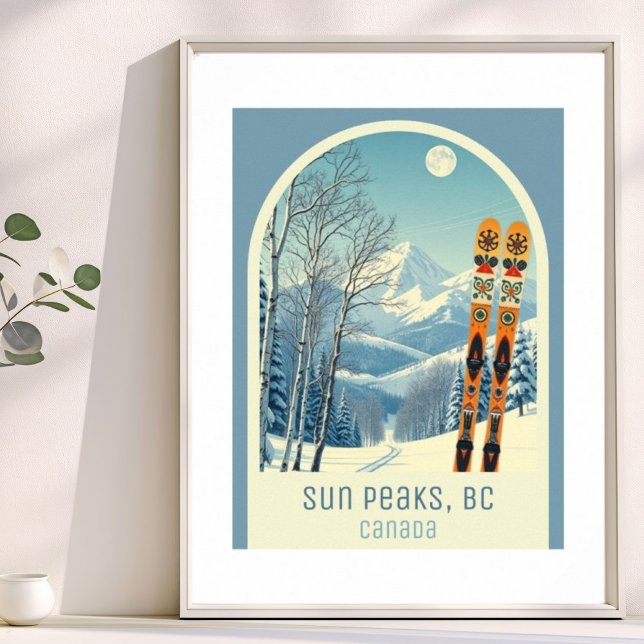 Póster Sun Peaks BC Canada ski resort  Poster (Subido por el creador)