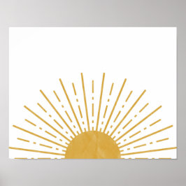 Póster Sun Poster, Sun Art Print, Sun Wall Art, Sun Art