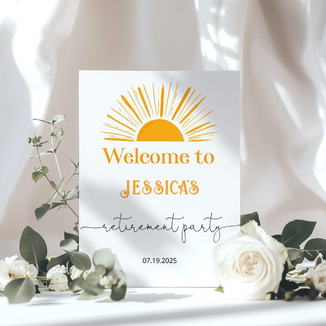 Póster Sun Retirement party Welcome (Subido por el creador)