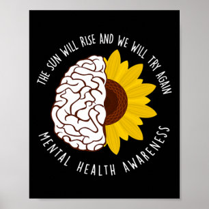 Póster Sun Se Elevará Y Intentaremos De Nuevo La Salud Me