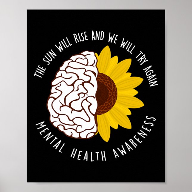 Póster Sun Se Elevará Y Intentaremos De Nuevo La Salud Me (Frente)