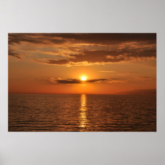Póster Sun Set on Superior