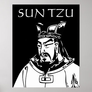 Póster SUN TZU — Estratega militar