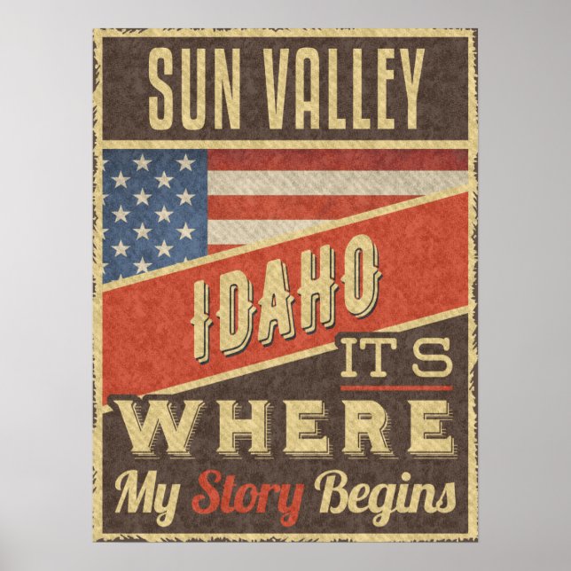 Póster Sun Valley Idaho (Frente)