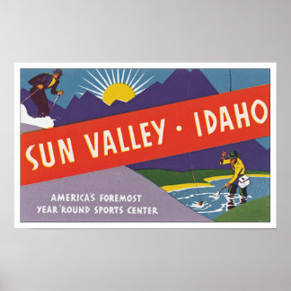 Póster Sun Valley Idaho