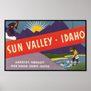 Póster Sun Valley Idaho