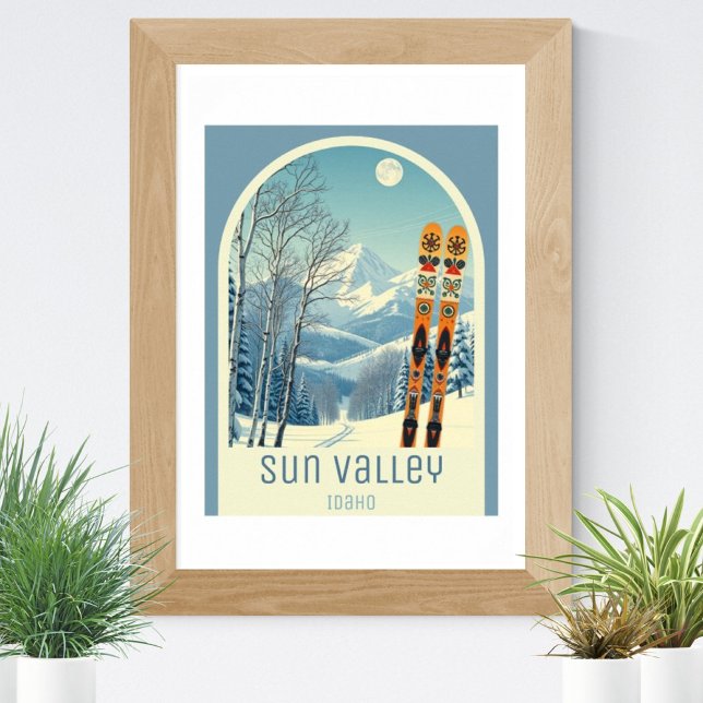 Póster Sun Valley Idaho ski resort  (Subido por el creador)