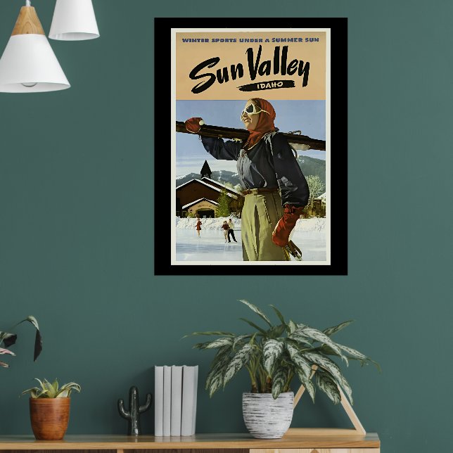 Póster Sun Valley, viaje de Idaho (Salón 1)