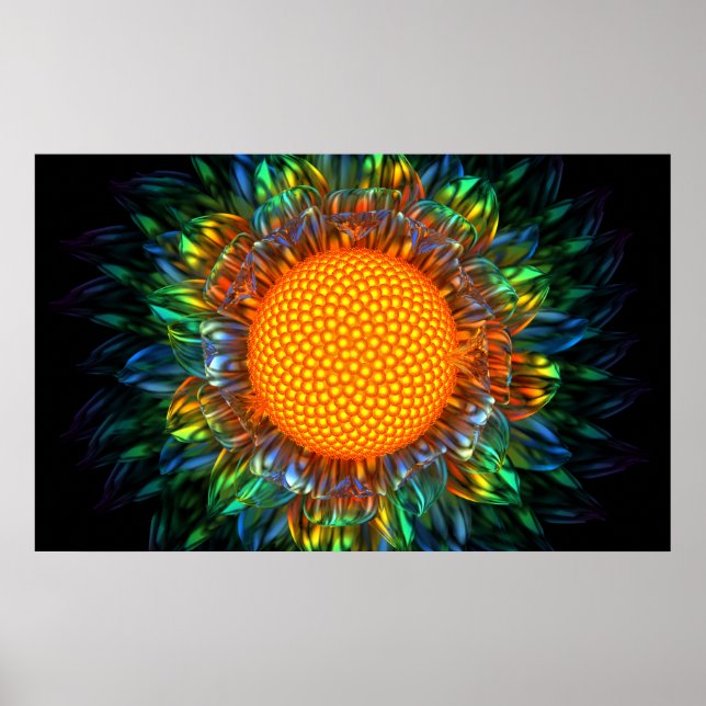 Póster Sunburst Daisy (Frente)