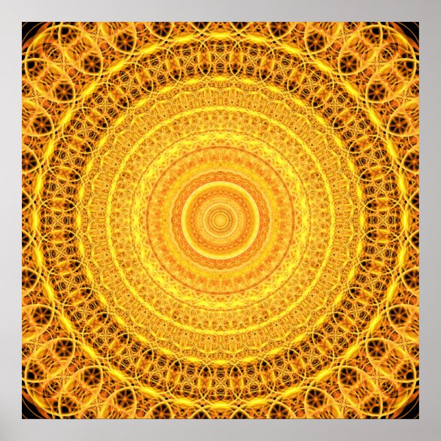 Póster Suncatcher Mandala (Frente)