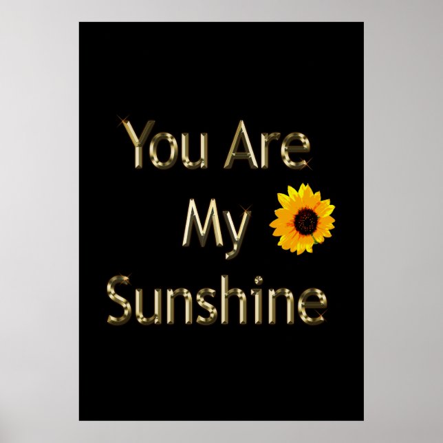Póster Sunflower Eres Mi Sol, (Frente)