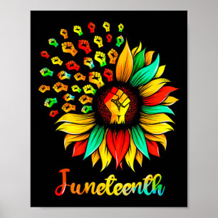 Póster Sunflower Fist Junetédecimo Historia Negra África