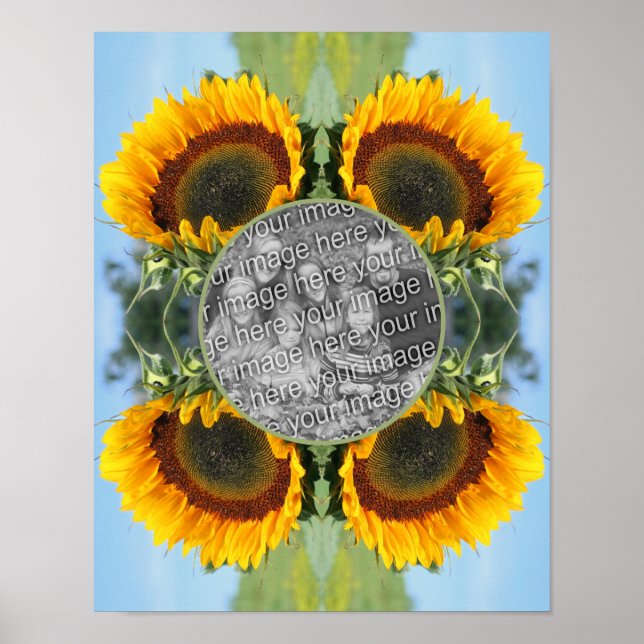Póster Sunflower In Sunshine Crea Tu Propia Foto (Frente)