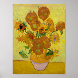 Póster Sunflower, Vincent van Gogh, 1889