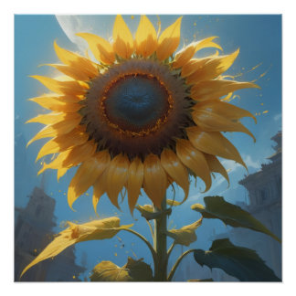 Póster sunflower wall art