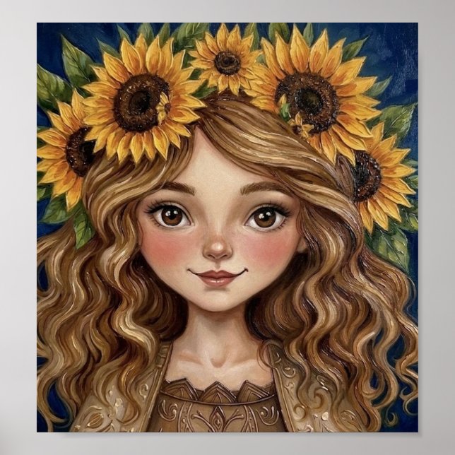 Póster SunFlowerMaiden (Frente)