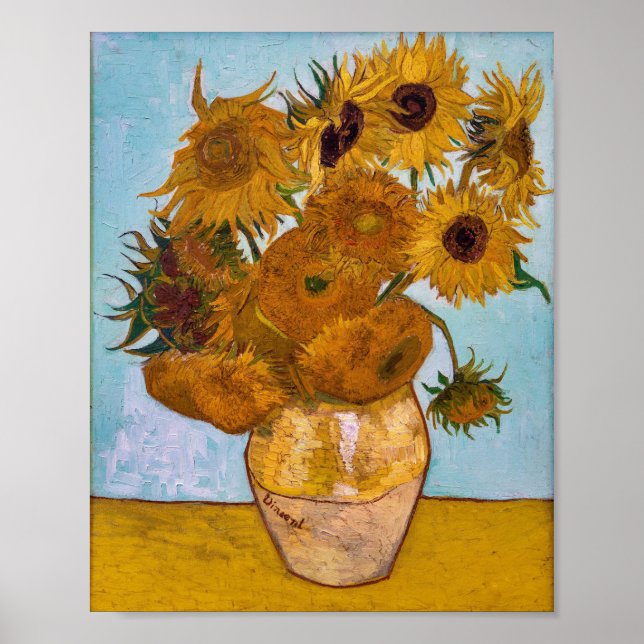 Póster Sunflowers  (Frente)