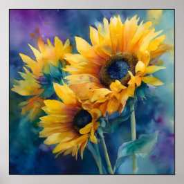 Póster Sunflowers