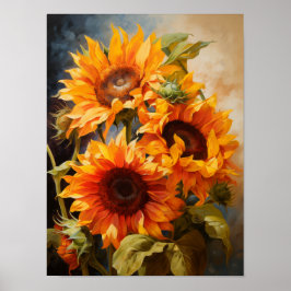 Póster Sunflowers