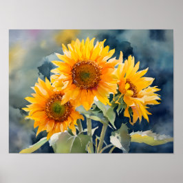 Póster Sunflowers
