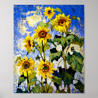 Póster Sunflowers de Konstantin Gorbatov