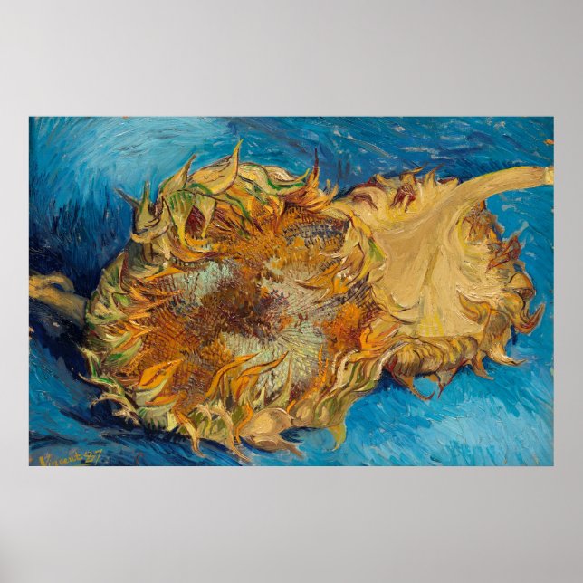 Póster Sunflowers de Van Gogh Painting Art (Frente)