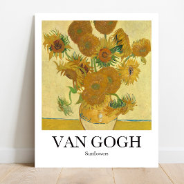 Póster Sunflowers de Vicent van Gogh