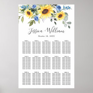 Póster Sunflowers Eucalyptus 15 Mesas Sillones Sillings C