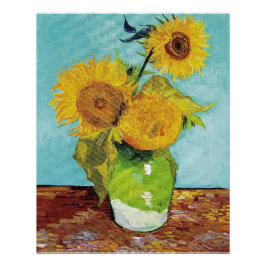 Póster Sunflowers Vincent van Gogh