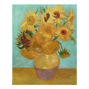 Póster Sunflowers Vincent van Gogh