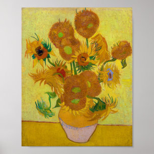 Póster Sunflowers, Vincent van Gogh