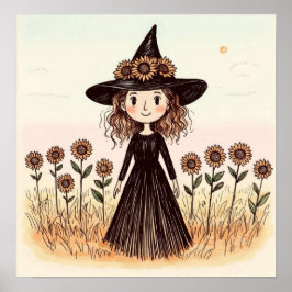 Póster SunFlowerWitch