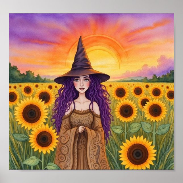 Póster SunFlowerWitch (Frente)