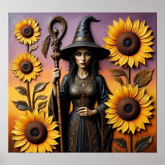 Póster SunFlowerWitch (Frente)