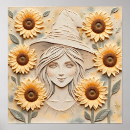 Póster SunFlowerWitch