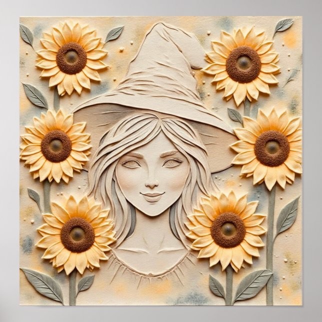 Póster SunFlowerWitch (Frente)