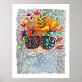 Póster Sunglasses Creativity Art Print