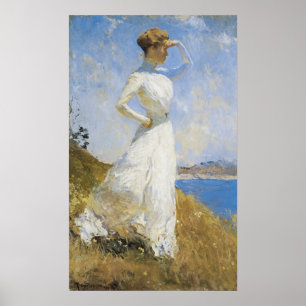 Póster Sunlight, de Frank Weston Benson