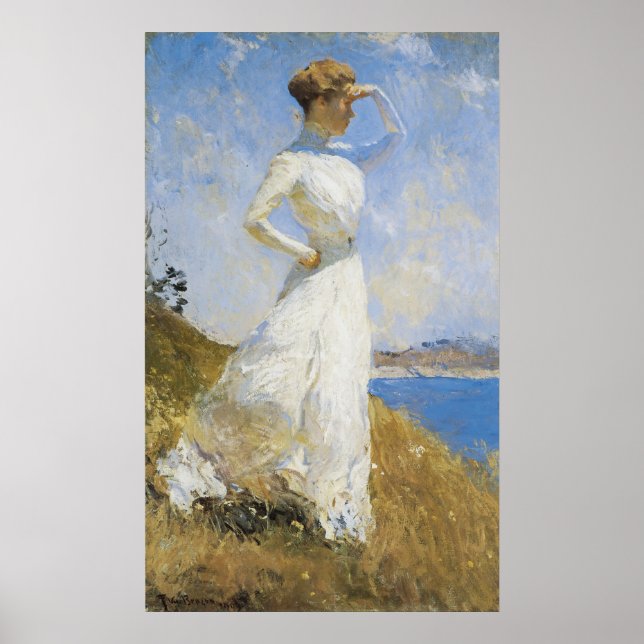 Póster Sunlight, de Frank Weston Benson (Frente)