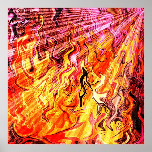 Póster Sunlight through flames..... (Frente)
